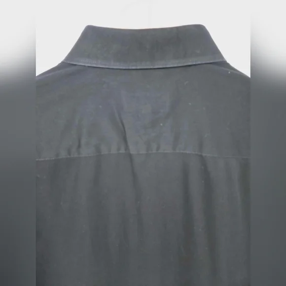 Ted Baker Black Solid Endurance Fit Shirt for men size 17 - Picture 5 of 11